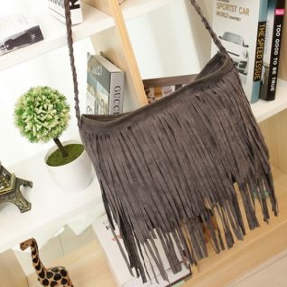 Handbags - Braid strap fringe crossbody several colors!